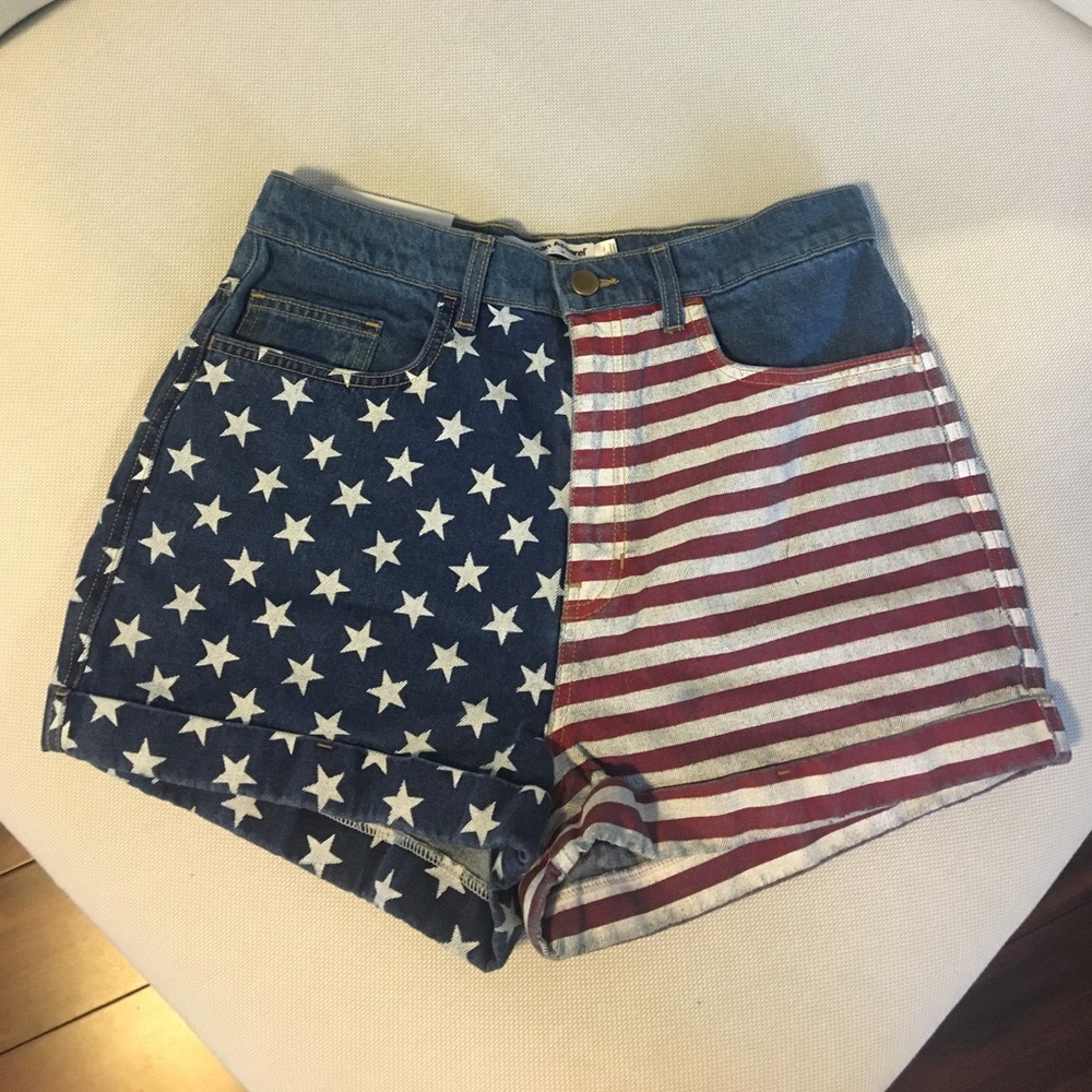 American flag shorts